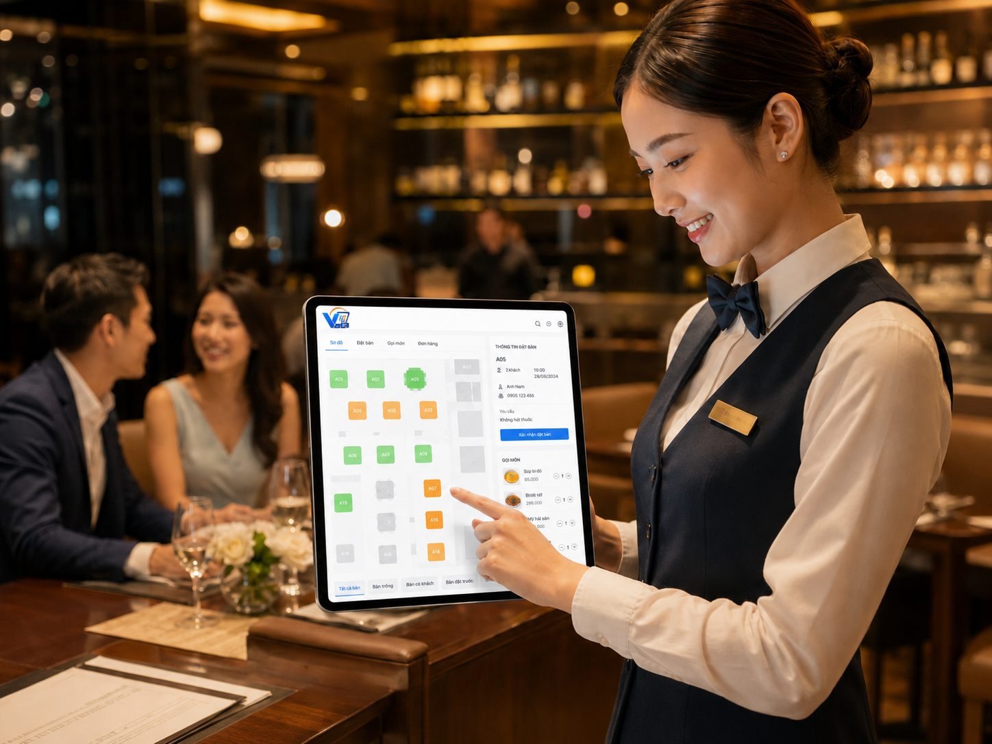 Quản lý đặt bàn và gọi món